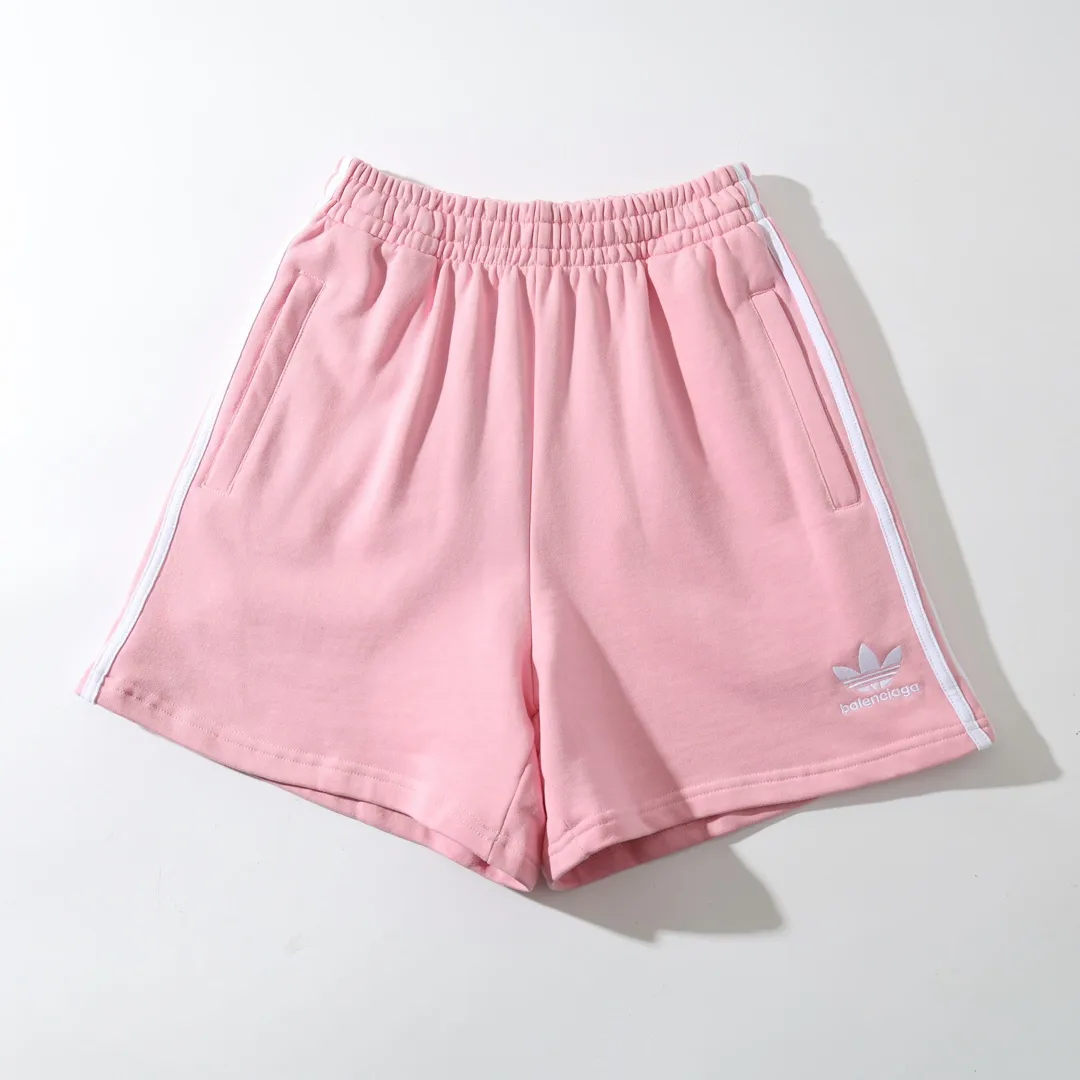 Logo Embroidered Striped Jersey Shorts D16522569