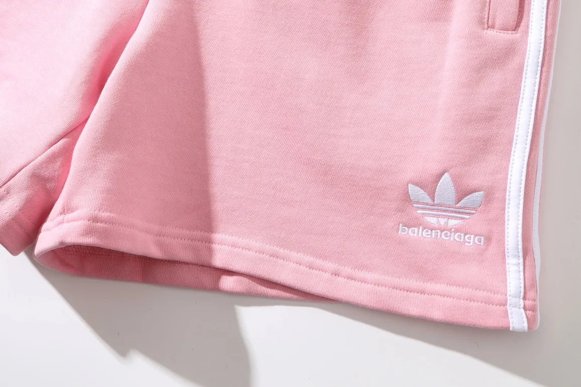 Logo Embroidered Striped Jersey Shorts D16522569 — view 4