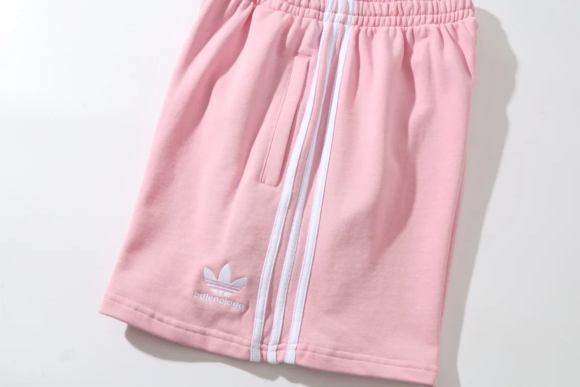 Logo Embroidered Striped Jersey Shorts D16522569 — view 6