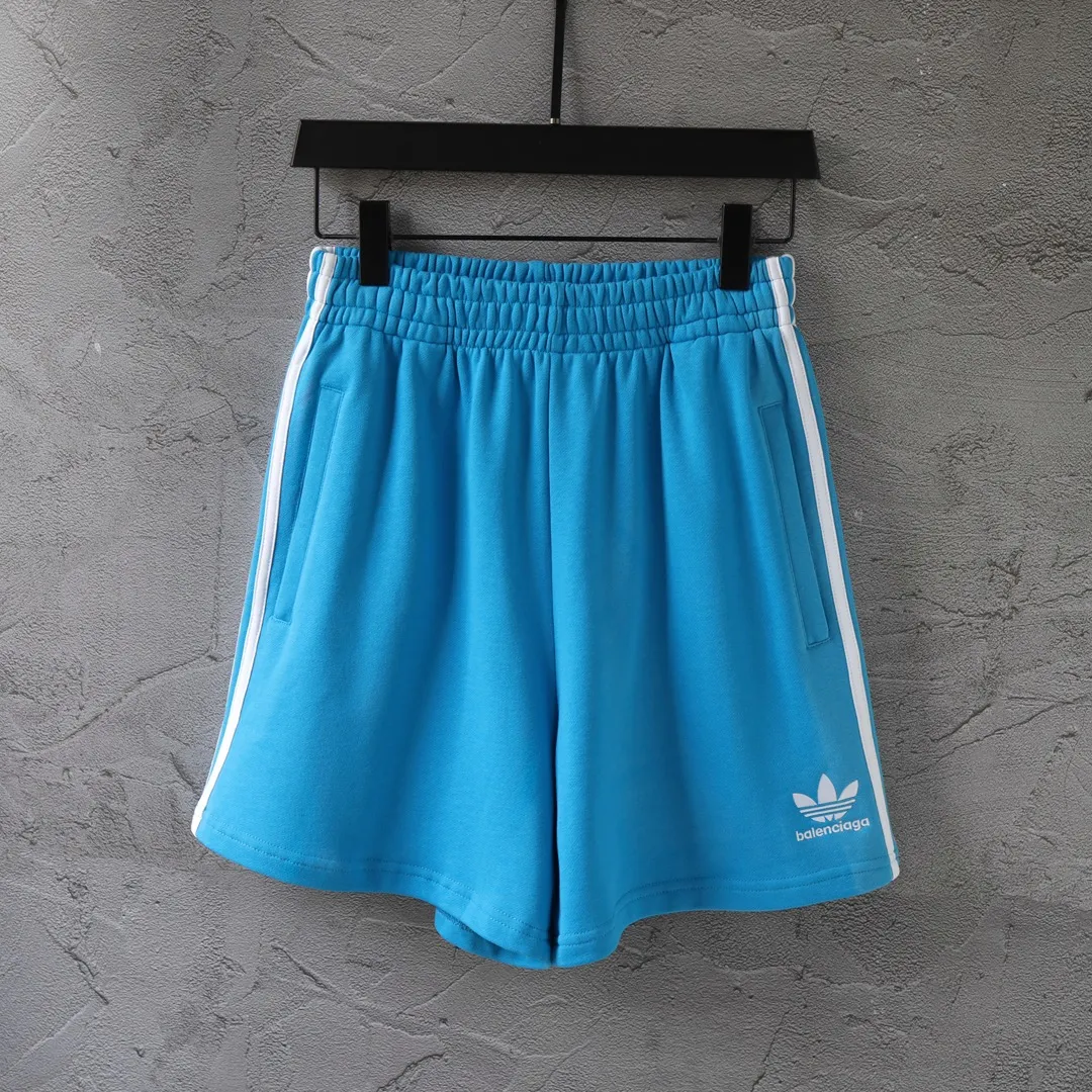 Logo Embroidered Striped Jersey Shorts D16522569 — view 10