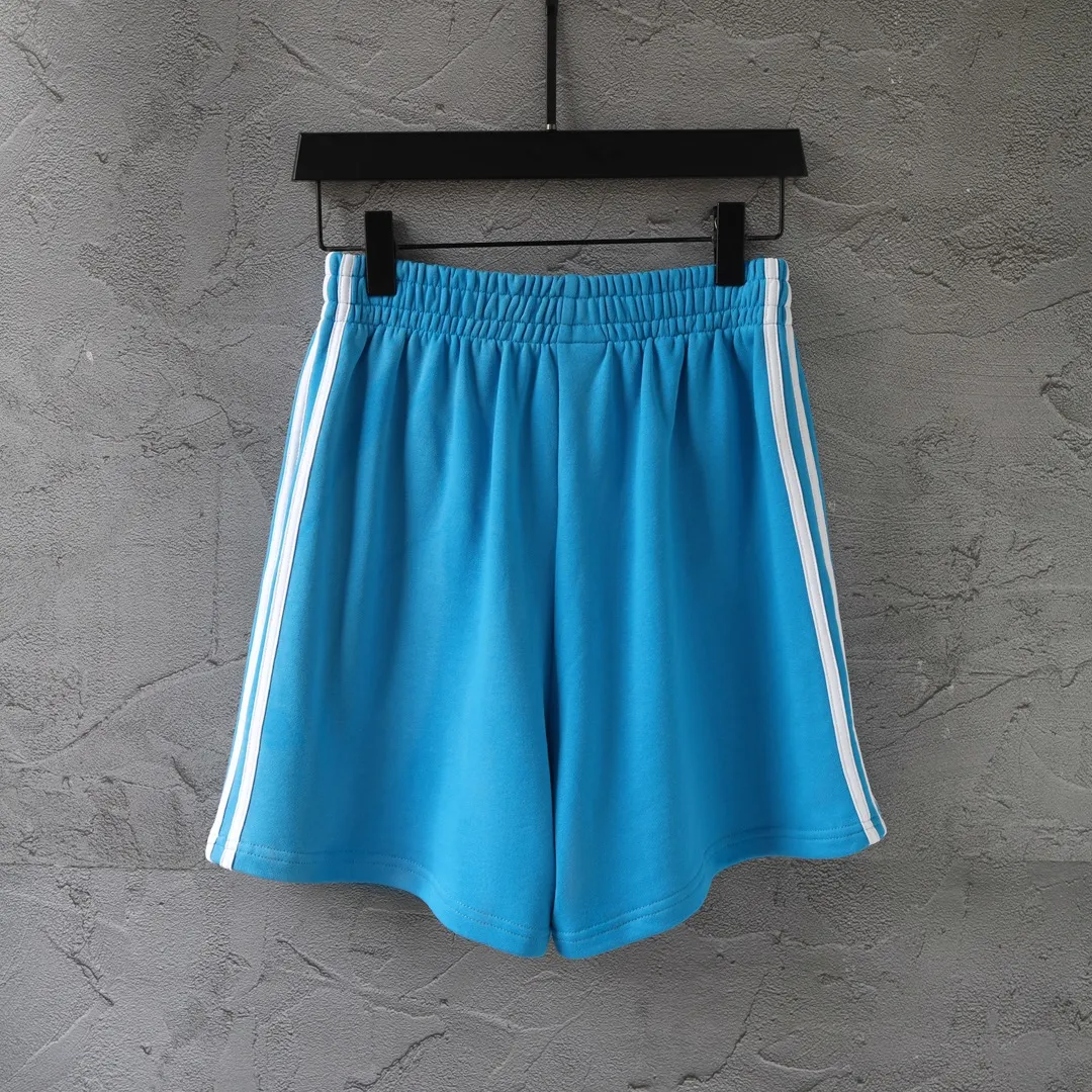 Logo Embroidered Striped Jersey Shorts D16522569 — view 11