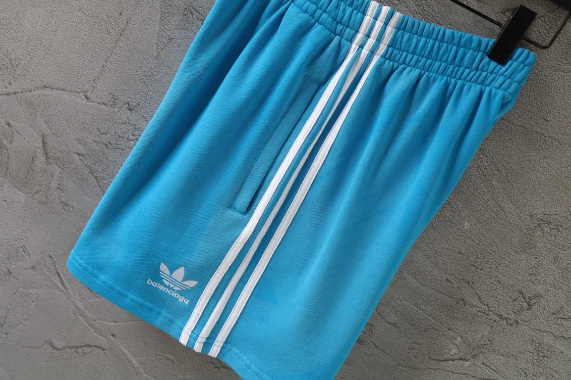 Logo Embroidered Striped Jersey Shorts D16522569 — view 14