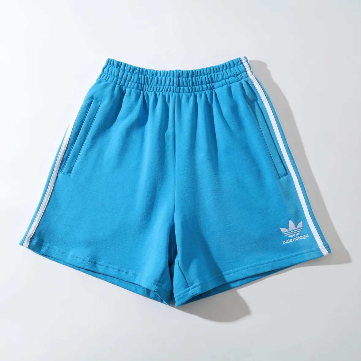 Logo Embroidered Striped Jersey Shorts D16522569 — view 19