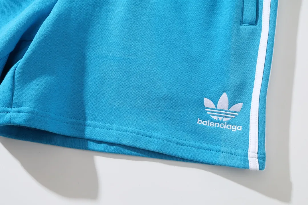 Logo Embroidered Striped Jersey Shorts D16522569 — view 23