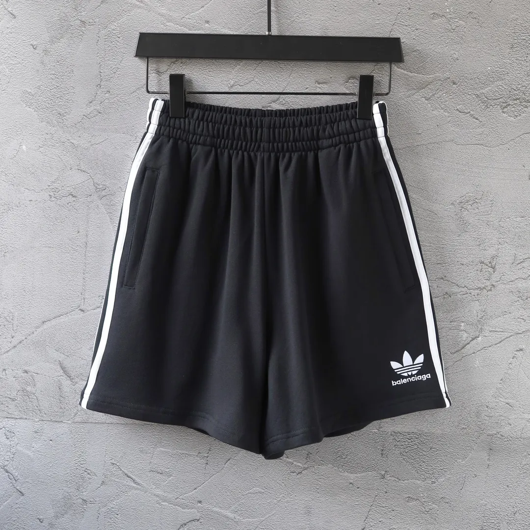 Logo Embroidered Striped Jersey Shorts D16522569 — view 28