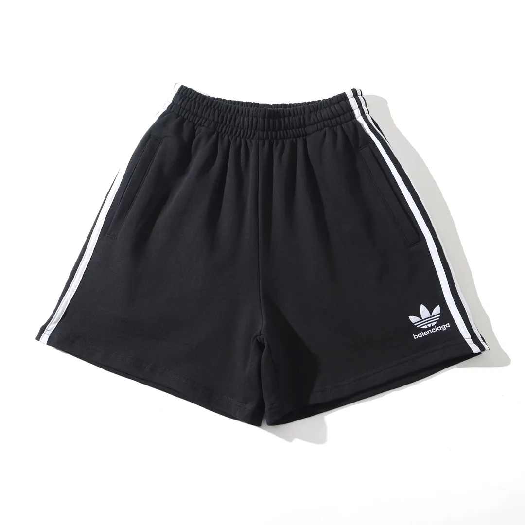 Logo Embroidered Striped Jersey Shorts D16522569 — view 37