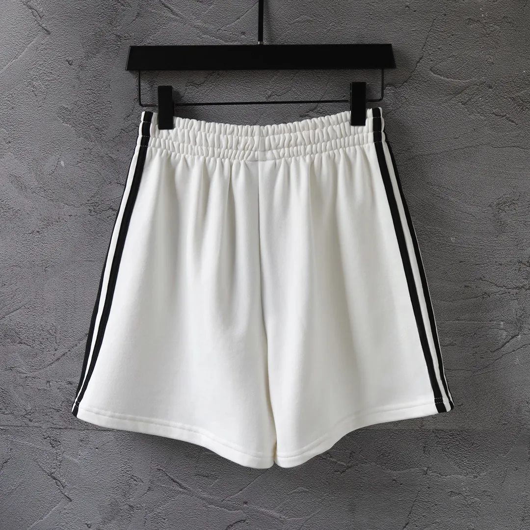 Logo Embroidered Striped Jersey Shorts D16522569 — view 47