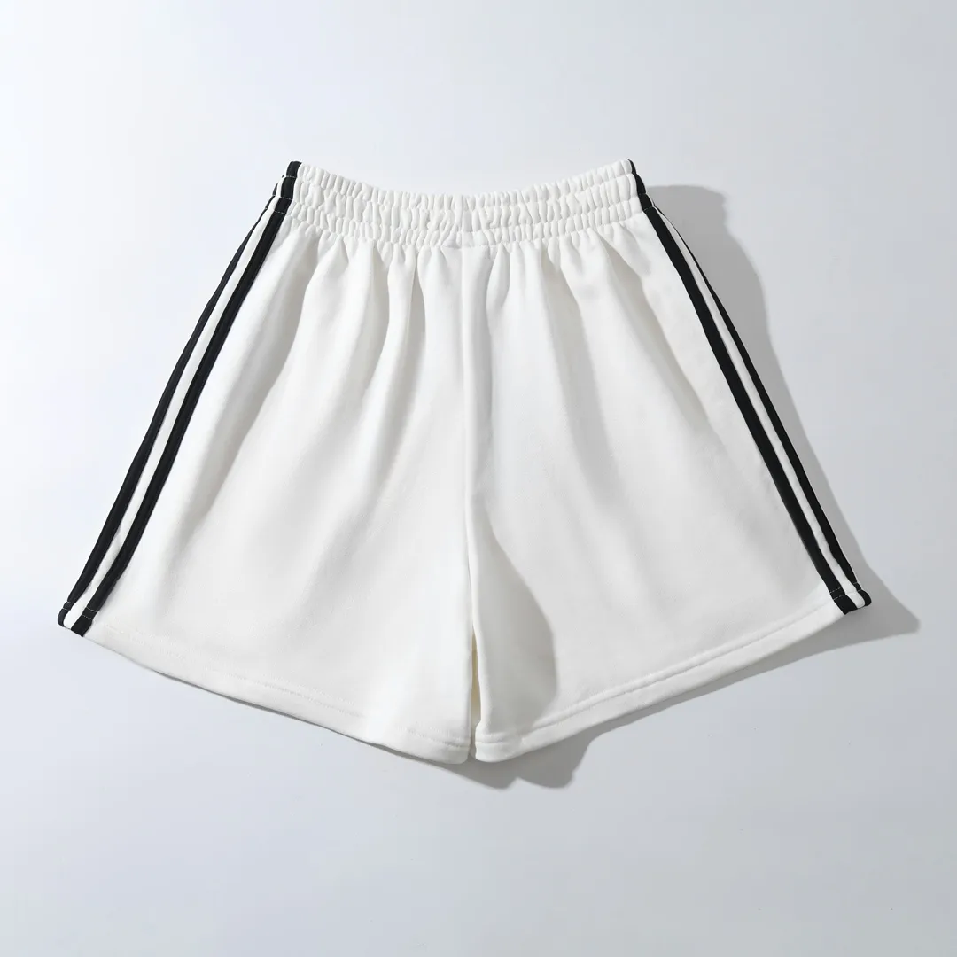 Logo Embroidered Striped Jersey Shorts D16522569 — view 56