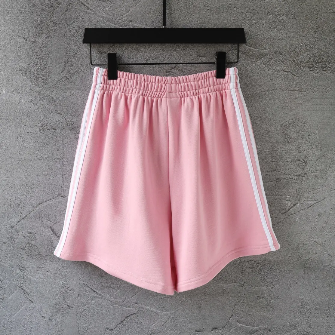 Logo Embroidered Striped Jersey Shorts D16522568 — view 2