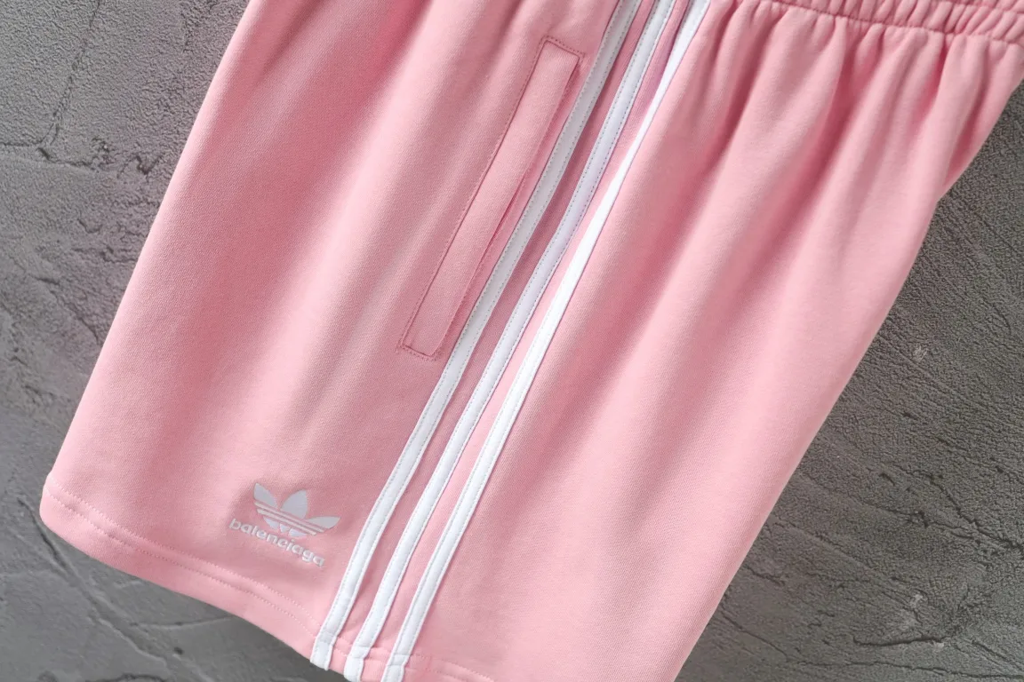 Logo Embroidered Striped Jersey Shorts D16522568 — view 4