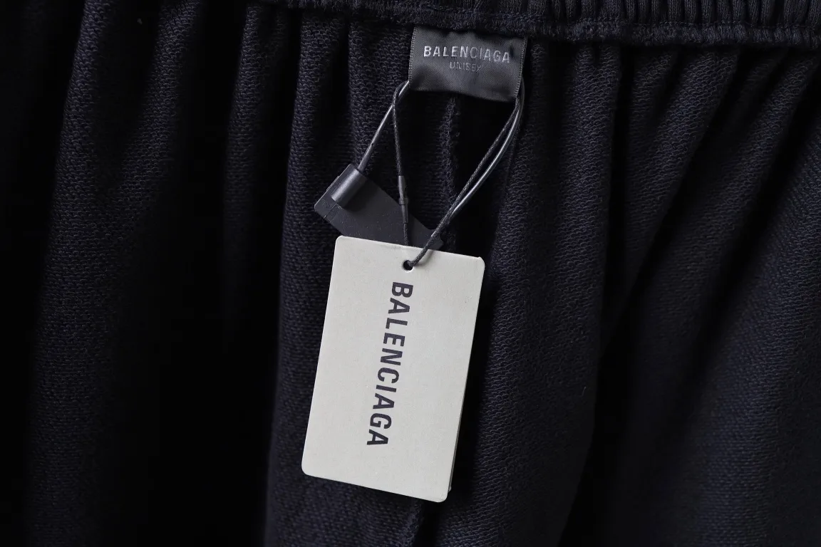 BB Logo Embroidered Cotton-Jersey Shorts D16522564 — view 9