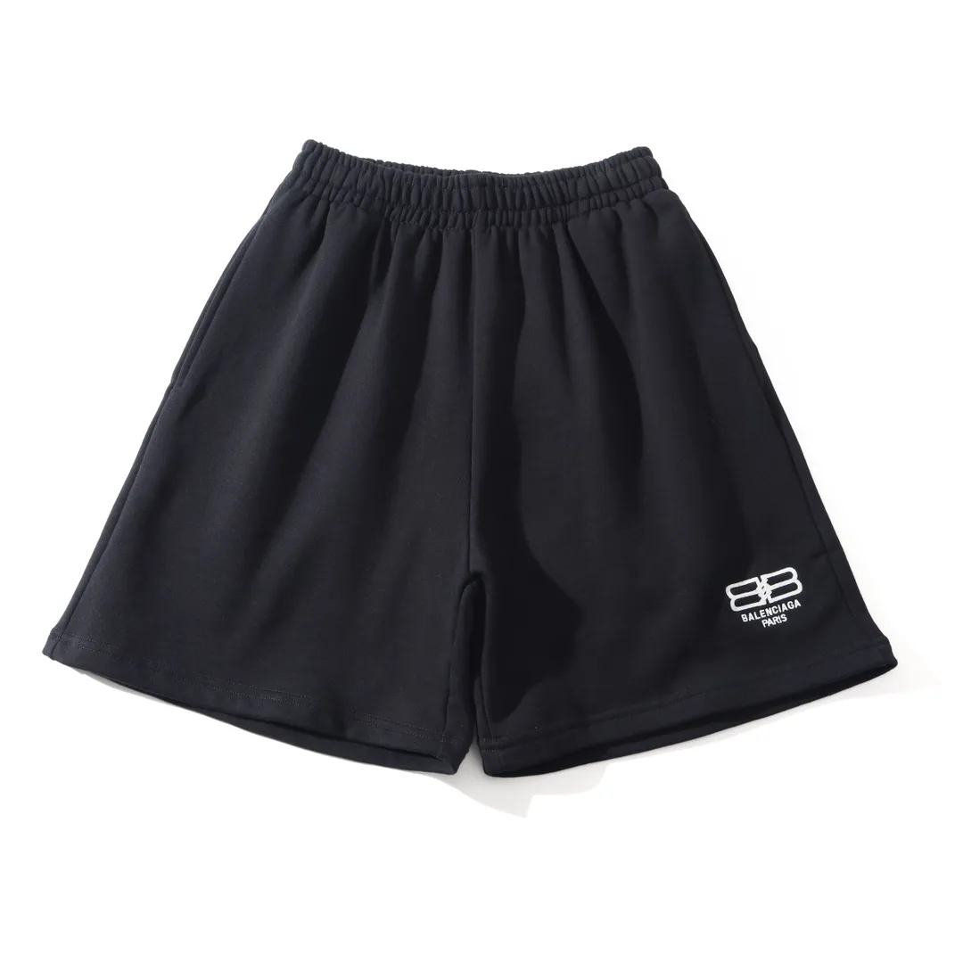 BB Logo Embroidered Cotton-Jersey Shorts D16522564 — view 10