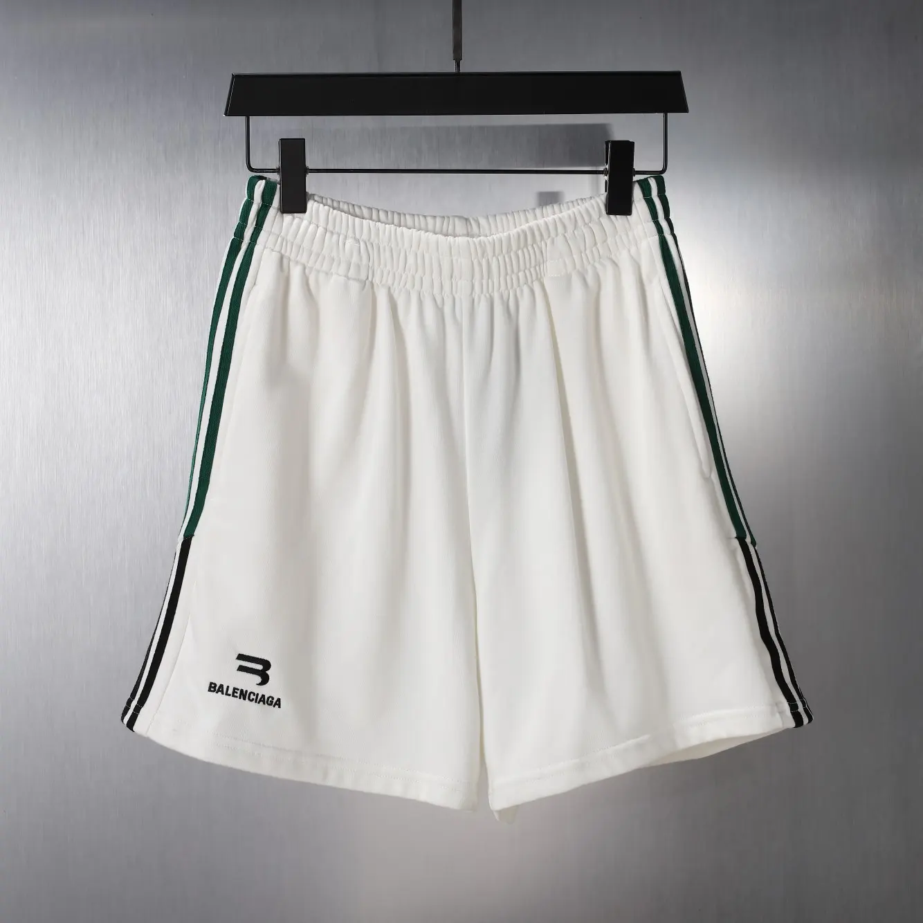 3B Logo Embroidered Side-Stripe Shorts D16522566