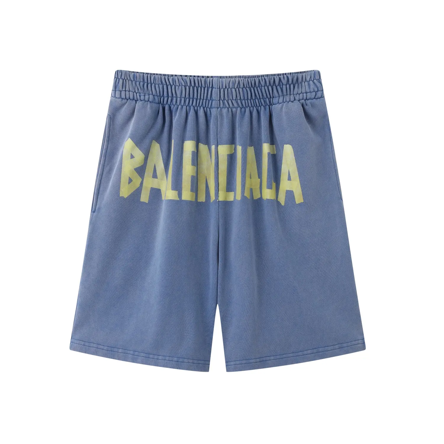 Logo Print Distressed Cotton Shorts D18920106 — view 10