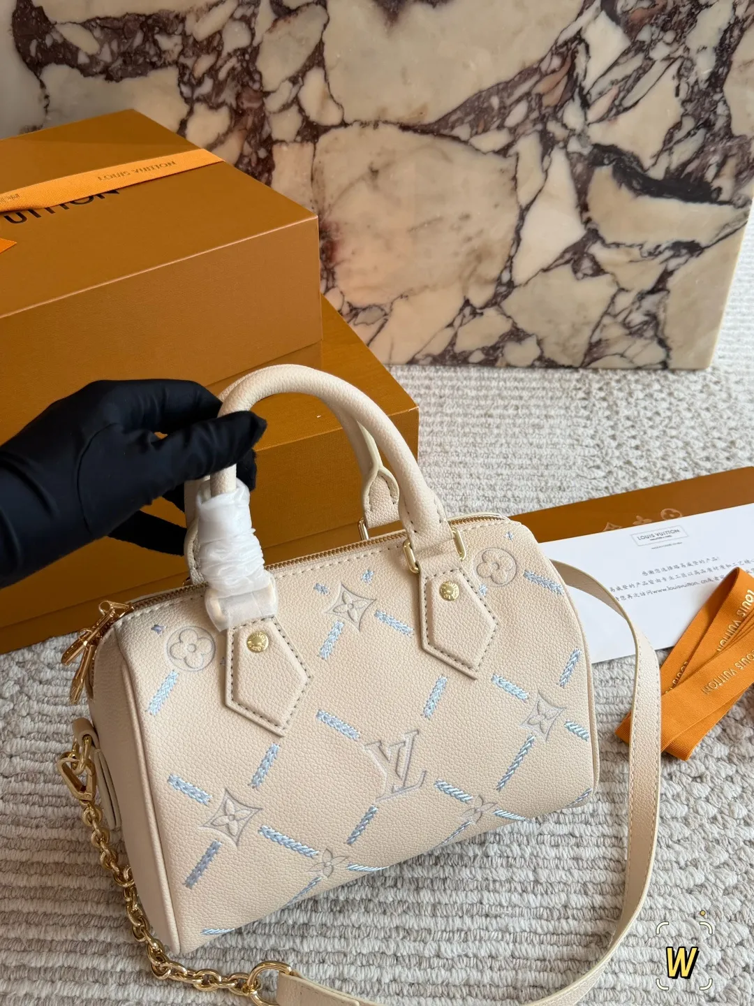 Speedy 20 Monogram Empreinte Top-Handle Bag D34518155 — view 6
