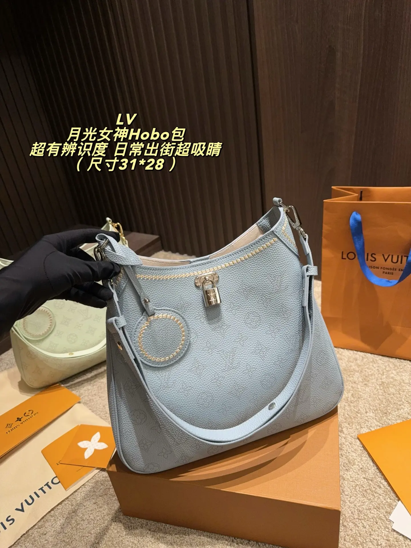 Beaubourg Hobo Monogram Perforated Leather Bag D34518399 — view 14