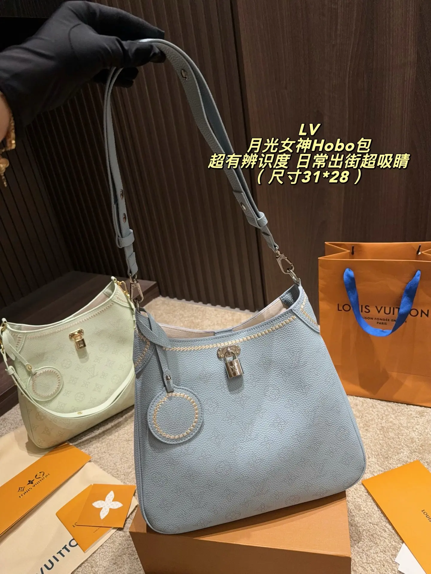 Beaubourg Hobo Monogram Perforated Leather Bag D34518399 — view 12