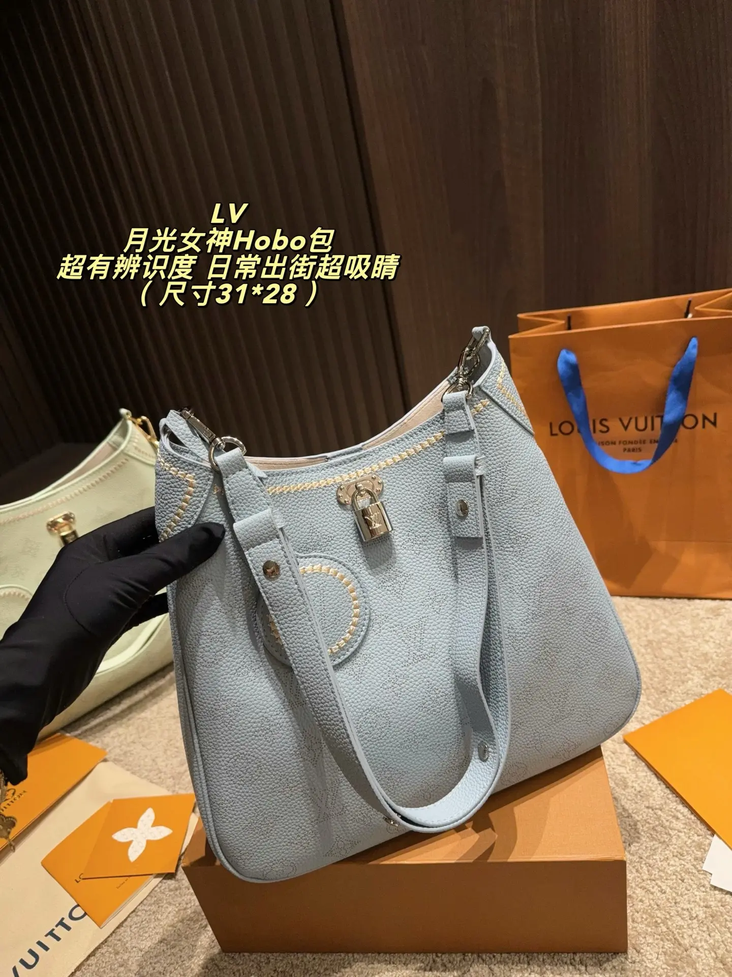 Beaubourg Hobo Monogram Perforated Leather Bag D34518399 — view 17