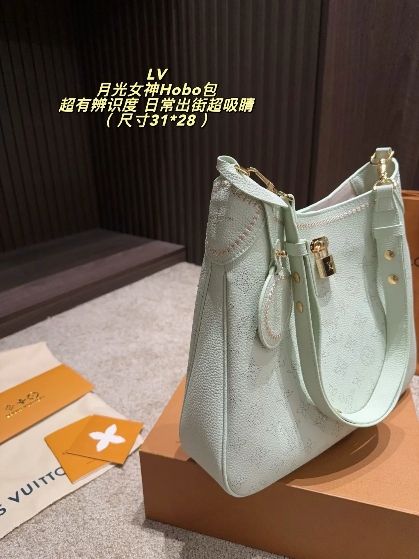 Beaubourg Hobo Monogram Perforated Leather Bag D34518399 — view 8