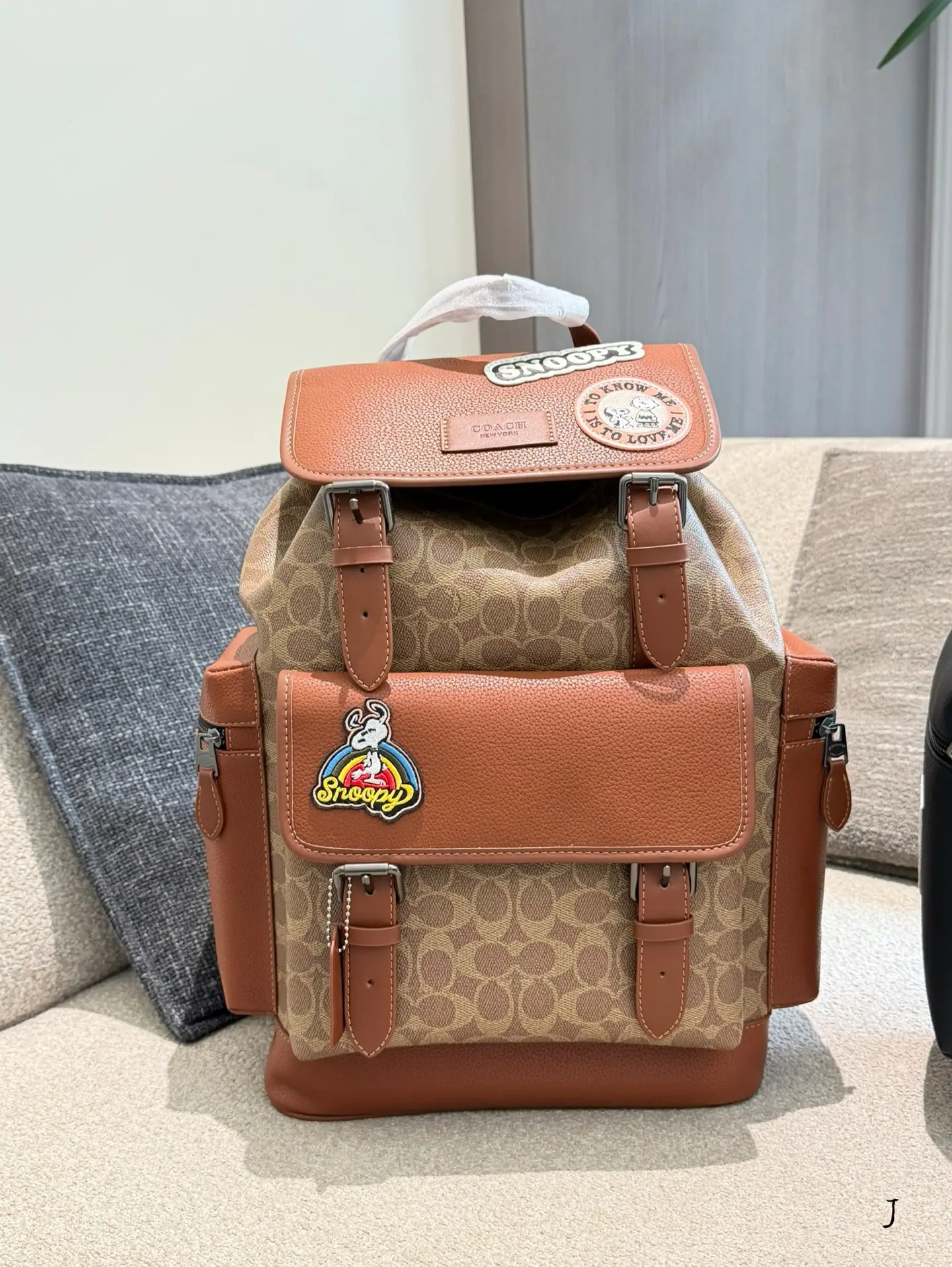 Sprint Signature Coated Canvas Backpack D35518289 — view 11