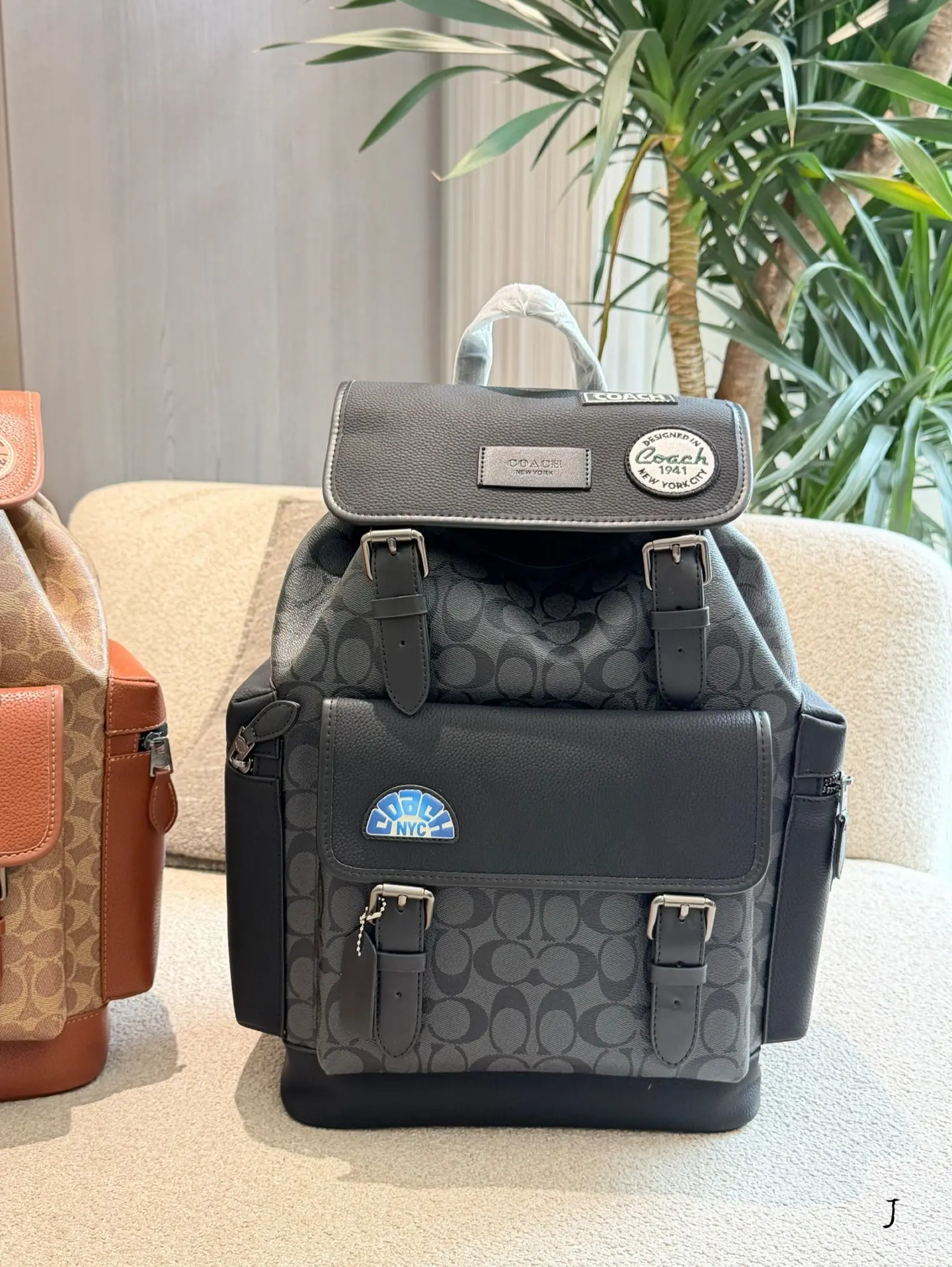 Sprint Signature Coated Canvas Backpack D35518289 — view 12