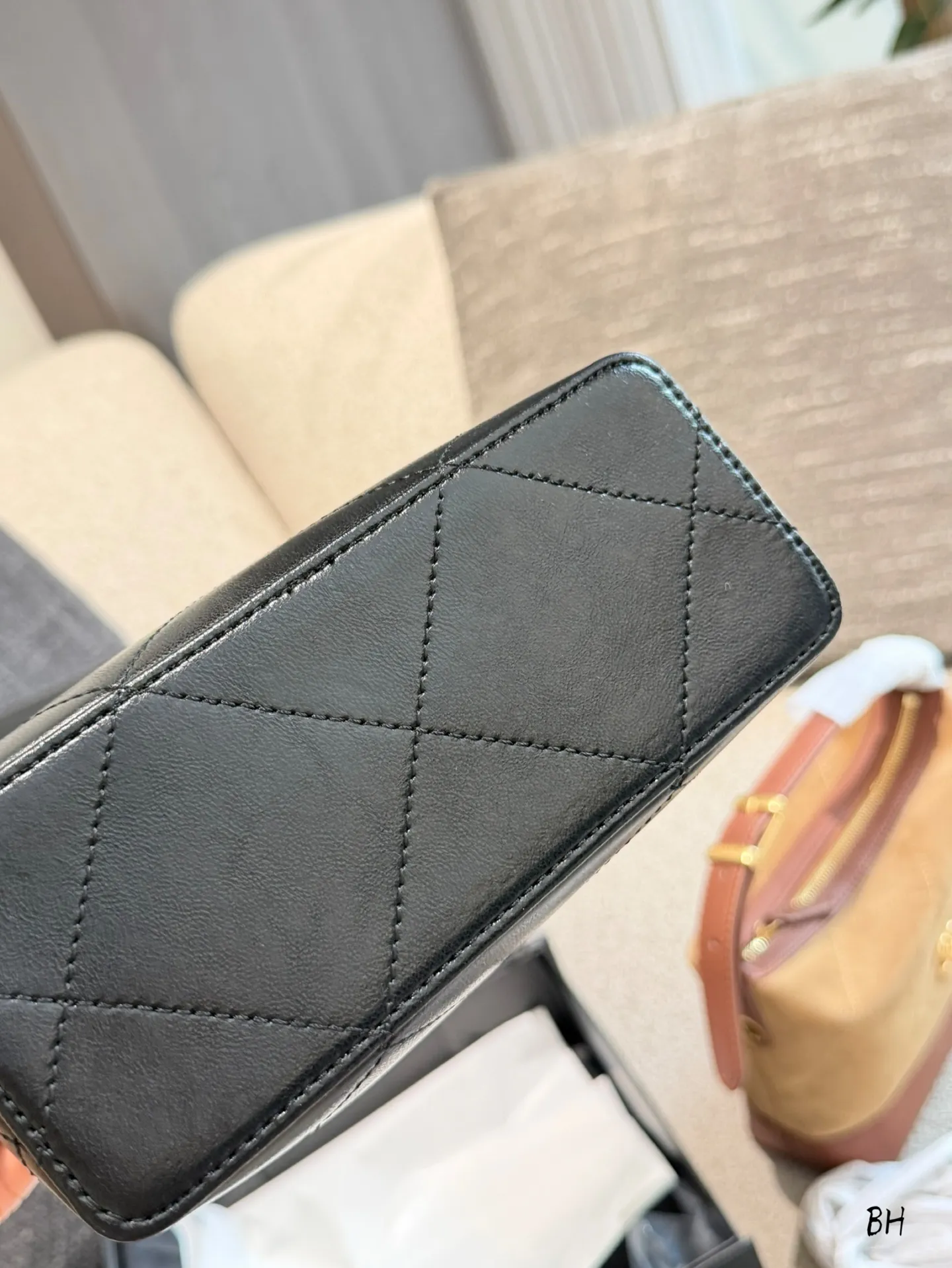 Chanel 26S Suede Lunchbox Bag D35518150 — view 9