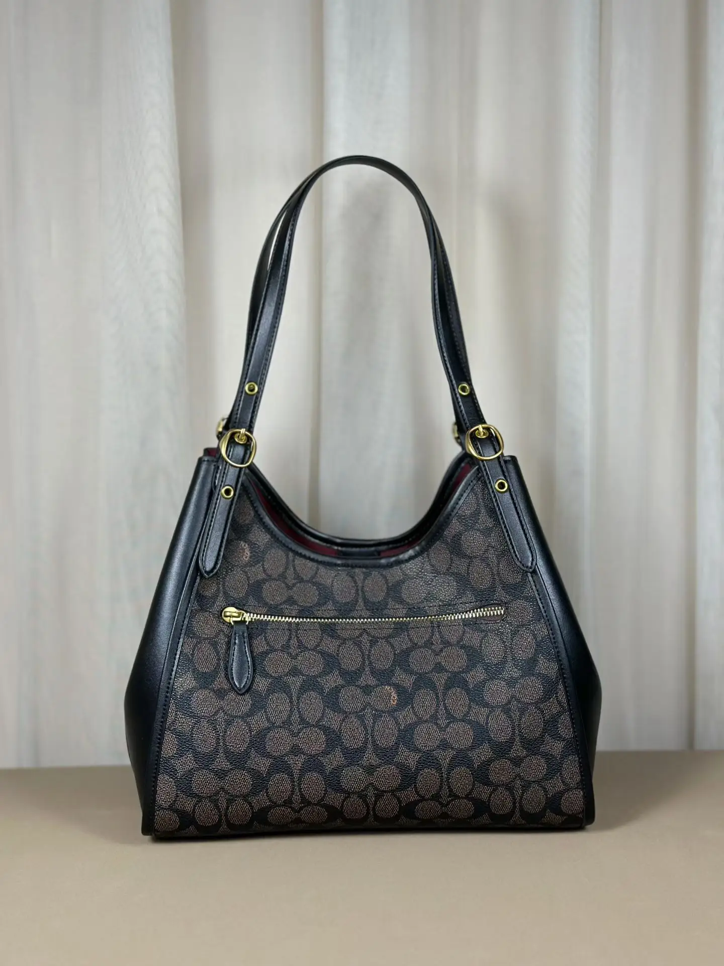 Erin Signature Coated Canvas Shoulder Bag D39018243 — view 3