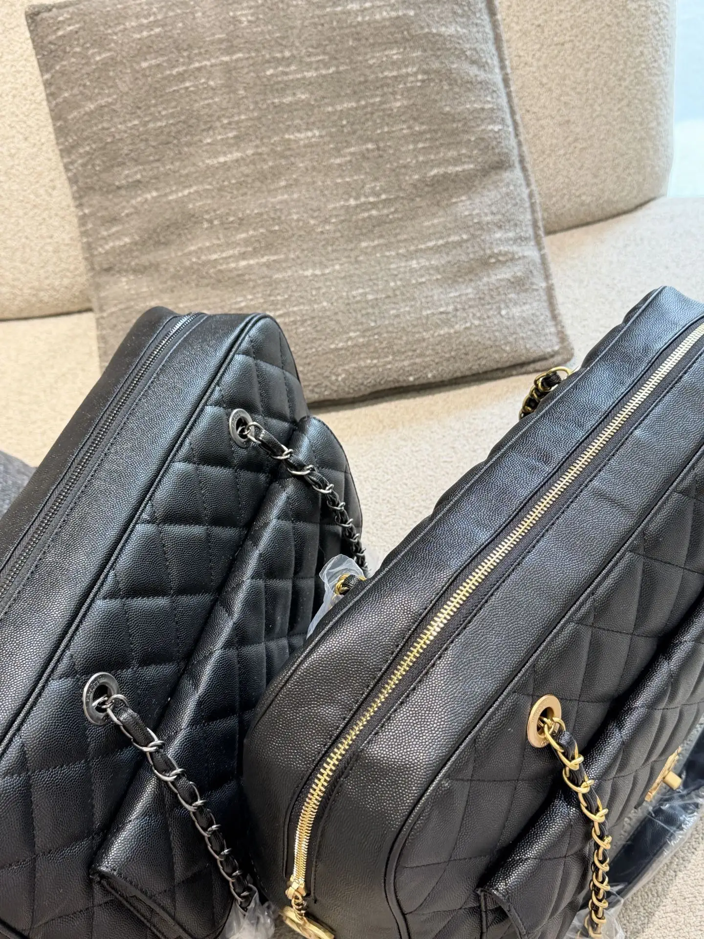 Quilted Leather Boston Bag D39018290 — view 9