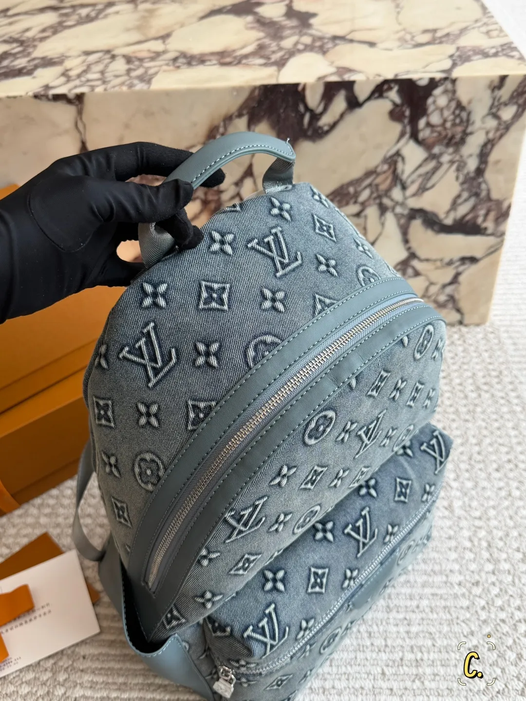 Monogram Denim Backpack D39517862 — view 2