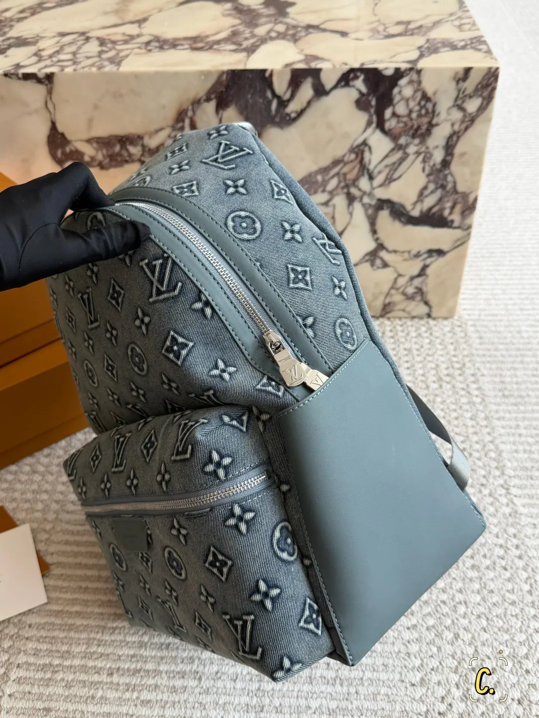 Monogram Denim Backpack D39517862 — view 4