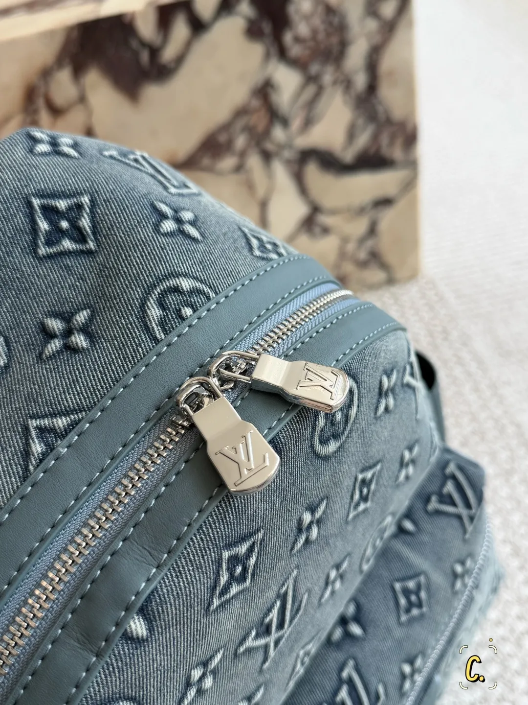Monogram Denim Backpack D39517862 — view 8