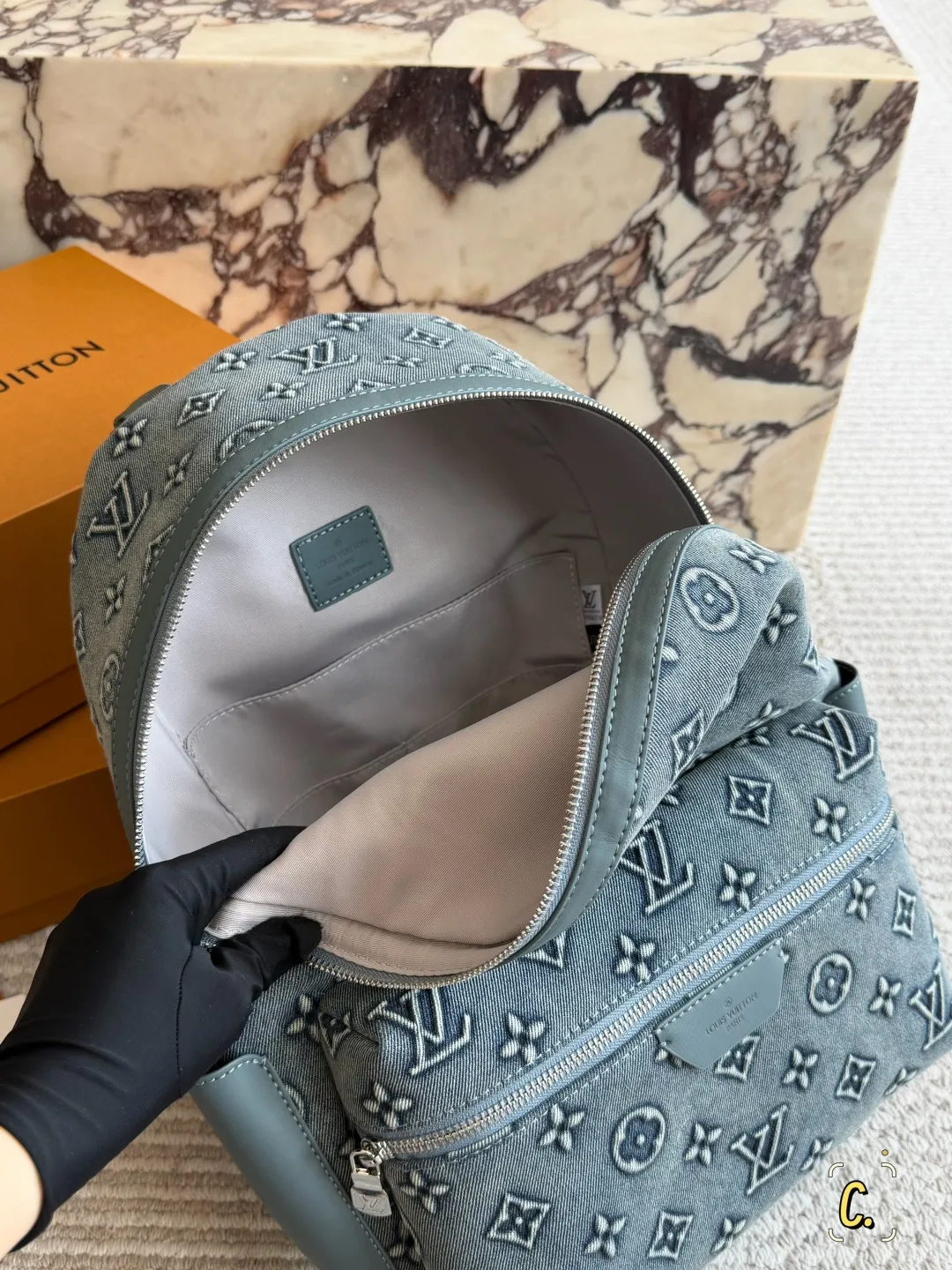 Monogram Denim Backpack D39517862 — view 9