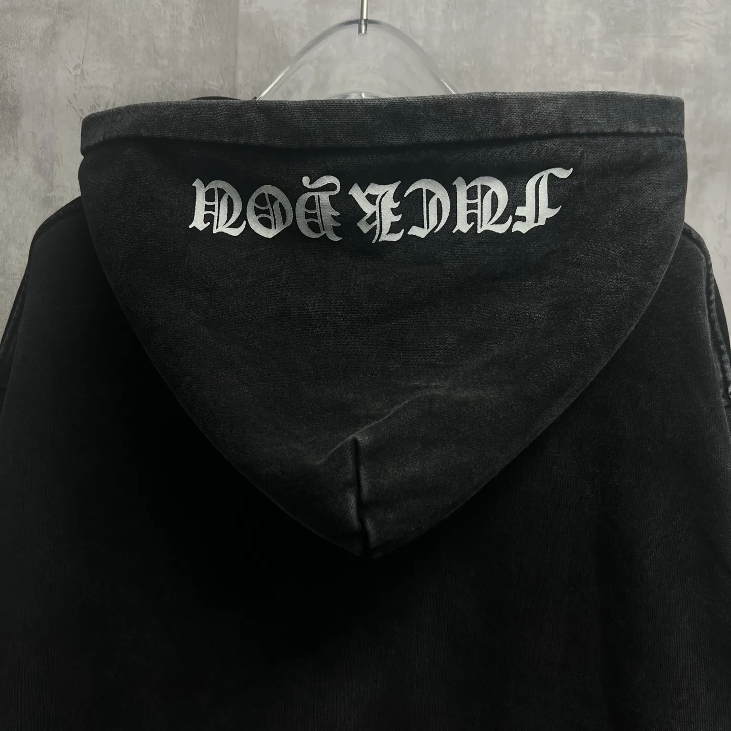 Logo-Print Washed Cotton Hoodie D21022748 — view 3