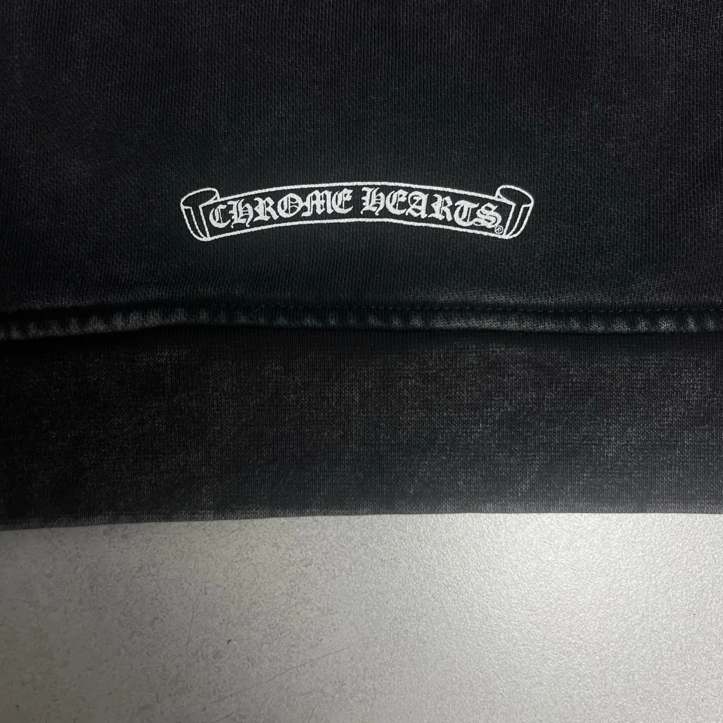 Logo-Print Washed Cotton Hoodie D21022748 — view 6