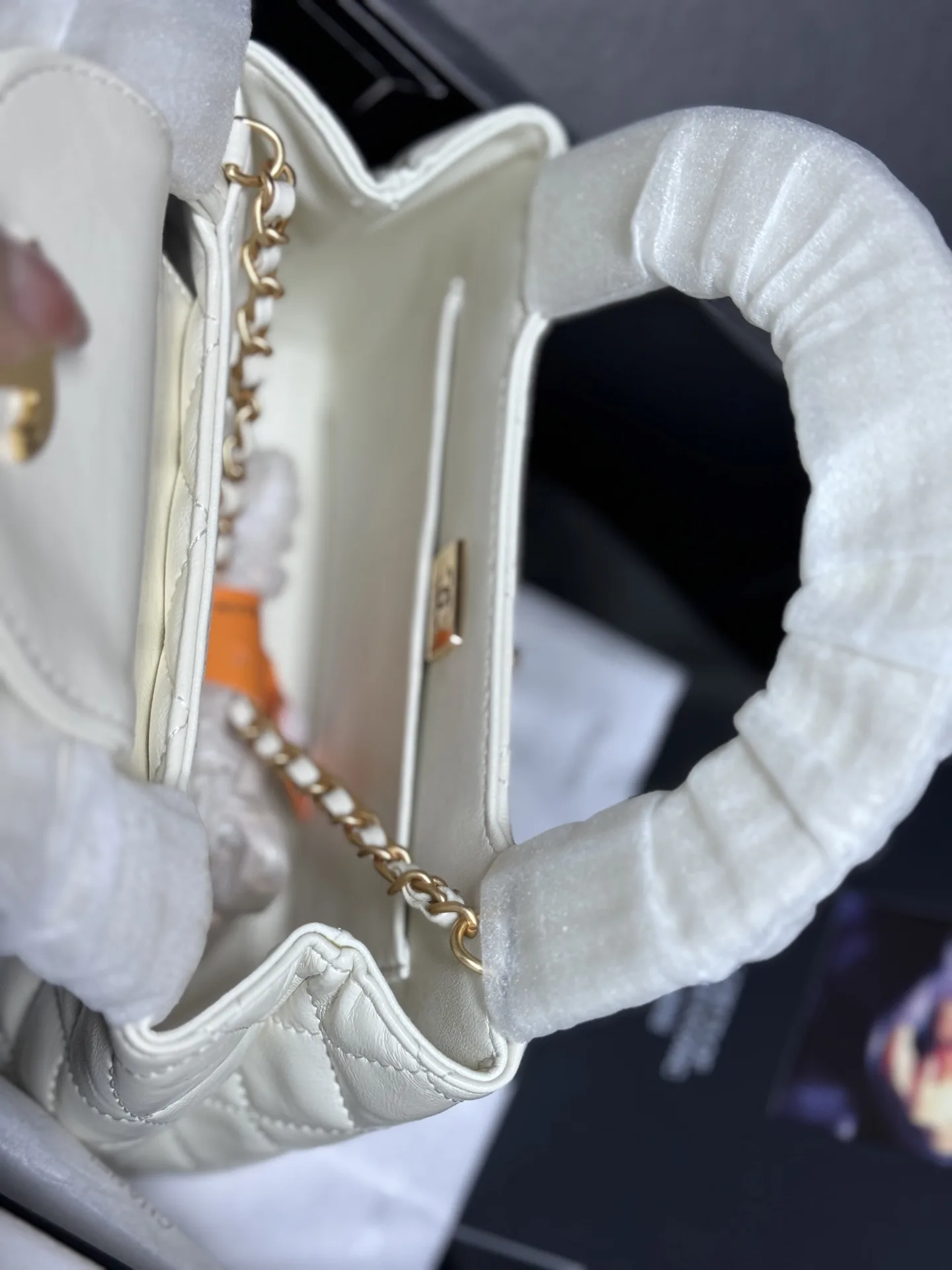 23K Kelly Quilted Leather Top-Handle Bag D41018473 — view 9