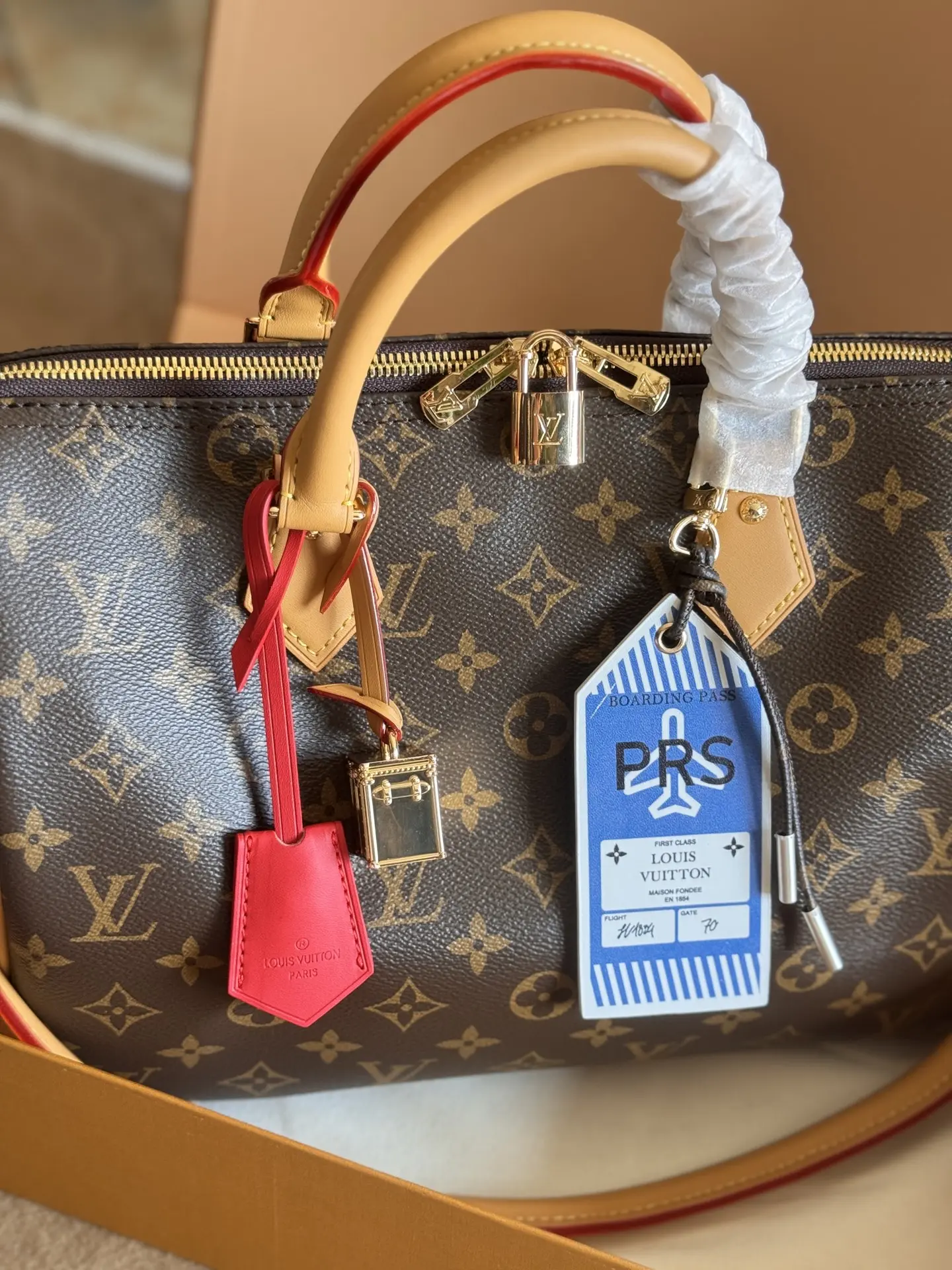 Speedy Bandoulière 30 Monogram Top-Handle Bag D48018529 — view 3