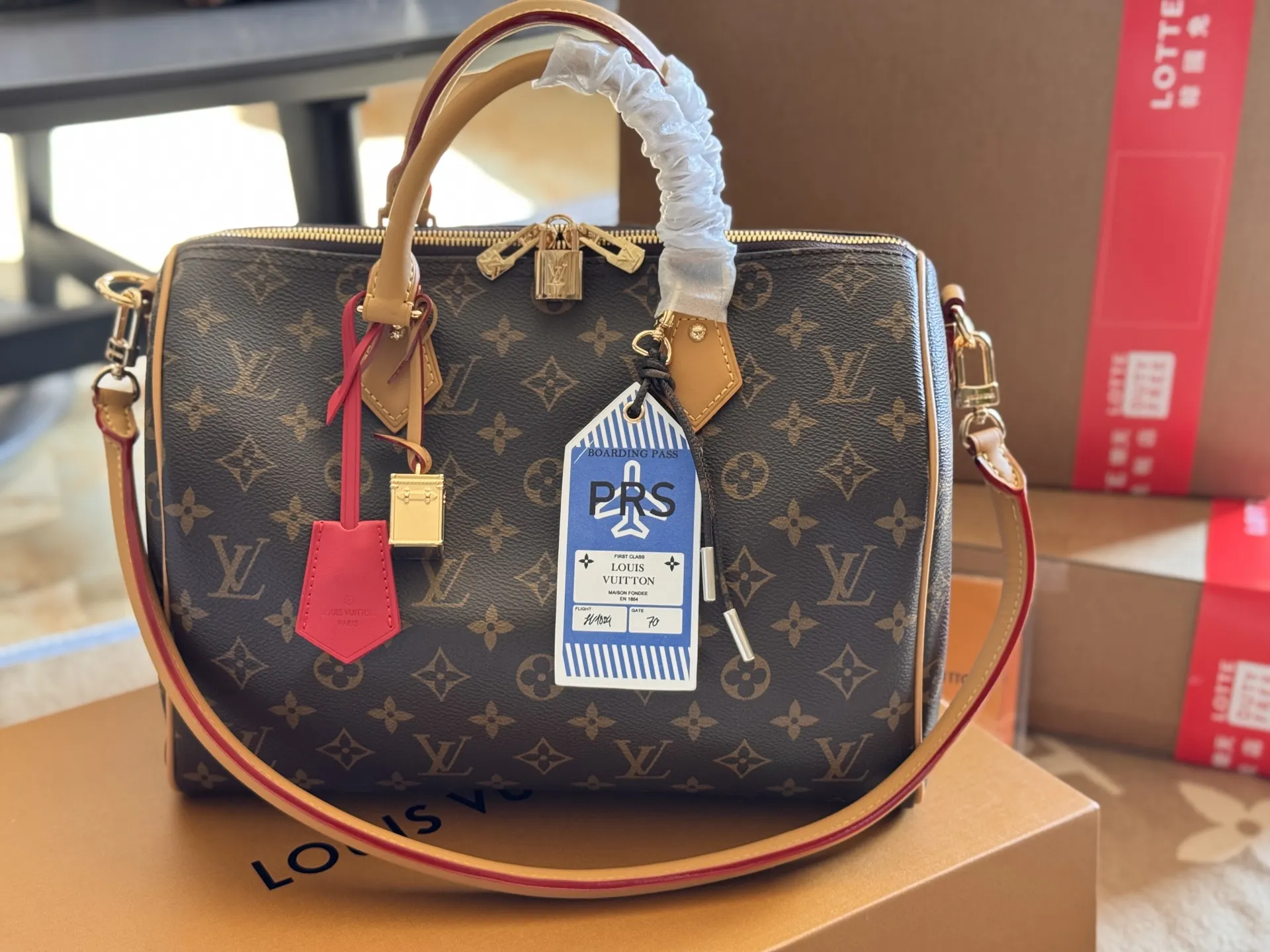 Speedy Bandoulière 30 Monogram Top-Handle Bag D48018529 — view 8