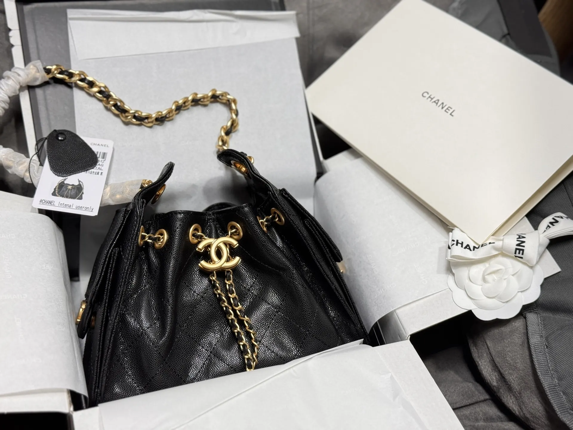 Chanel 25S Caviar Leather Hobo Bag D50018471