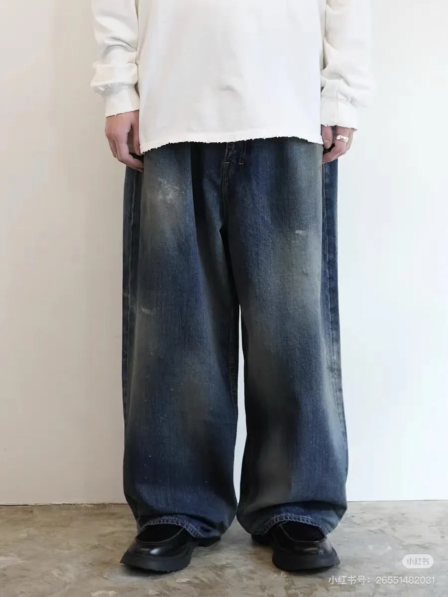 Ancellm Distressed Tapered-Leg Jeans D20021856 — view 6