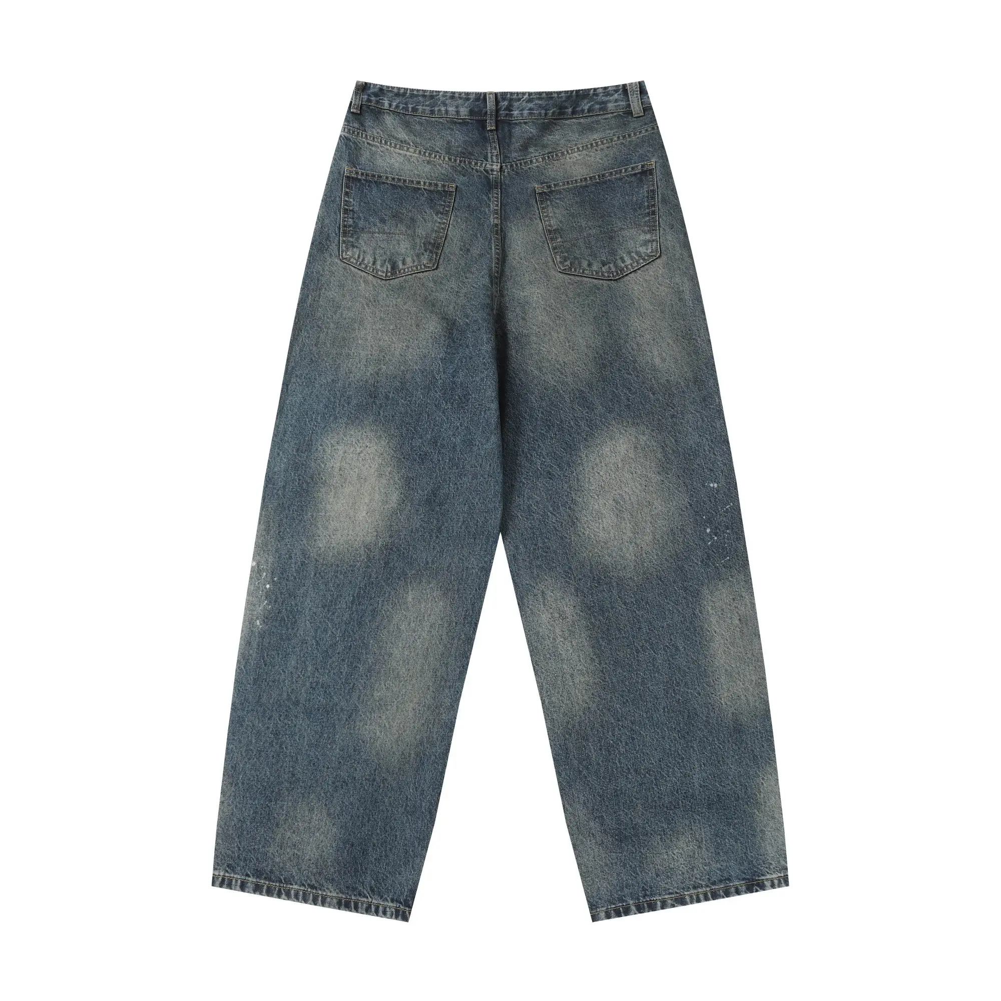 ANCELLM Distressed Tapered-Leg Jeans D20021857 — view 2