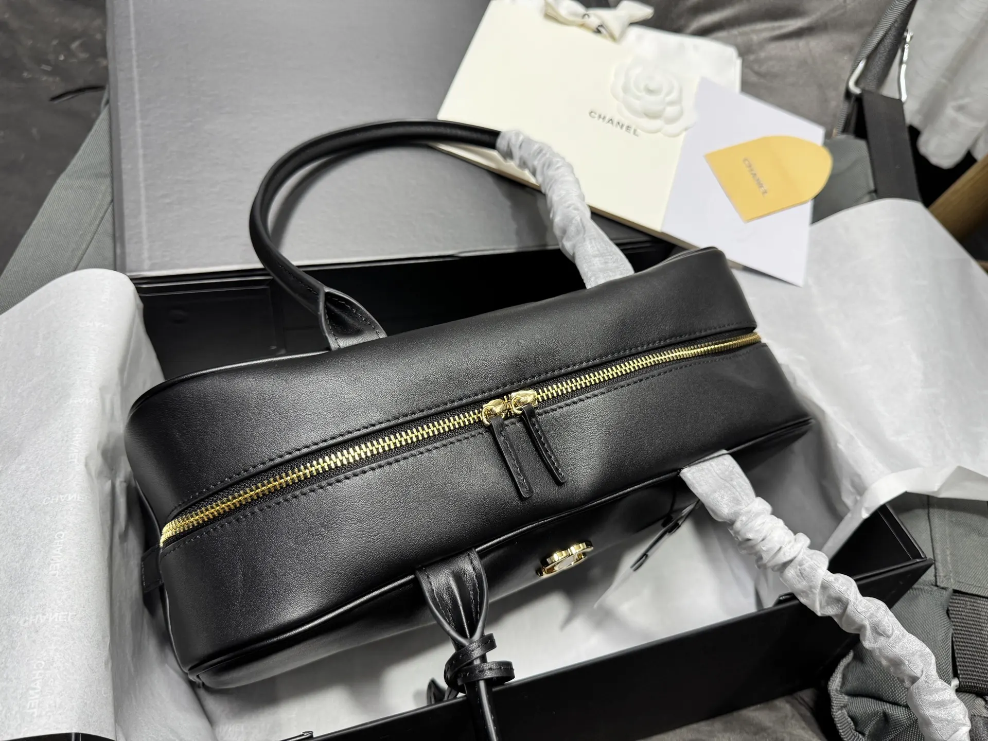 Chanel Bowling Bag in Smooth Leather D53018483 — view 5