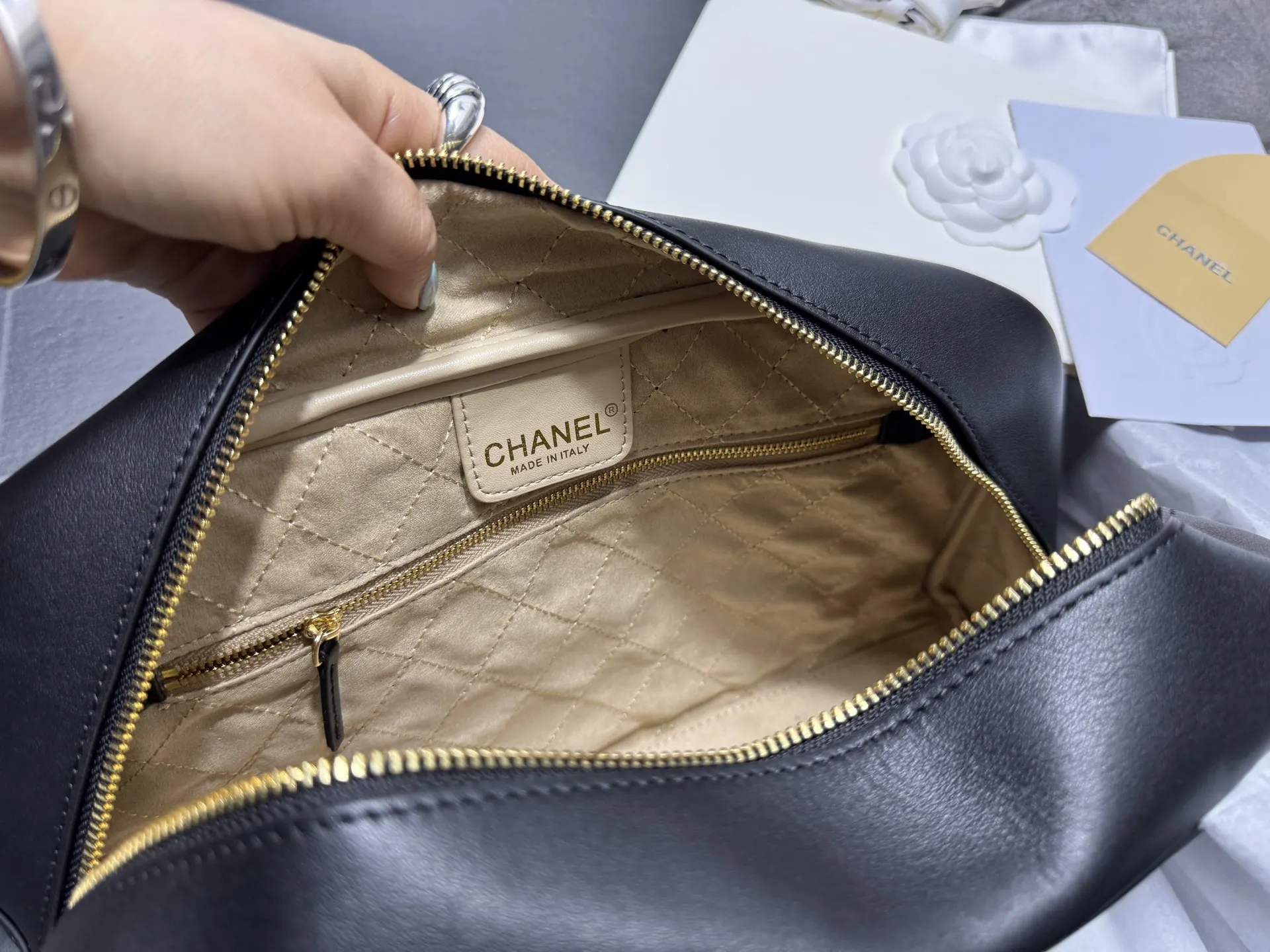 Chanel Bowling Bag in Smooth Leather D53018483 — view 9