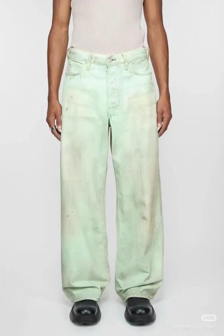 1981M Distressed Mud-Dye Luminous Jeans D22021853 — view 3