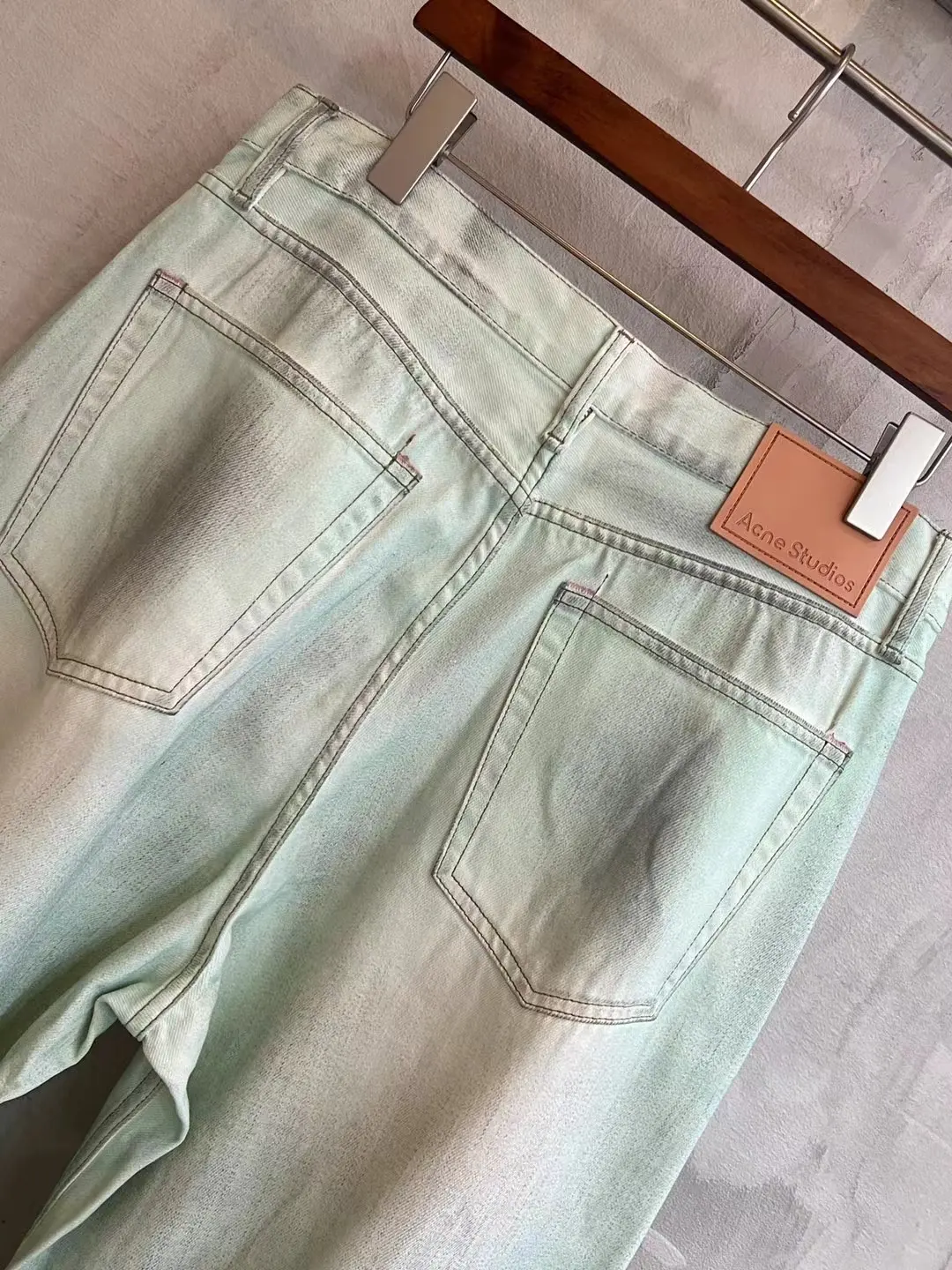 1981M Distressed Mud-Dye Luminous Jeans D22021853 — view 16