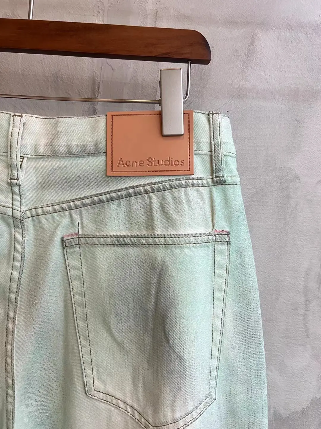 1981M Distressed Mud-Dye Luminous Jeans D22021853 — view 17