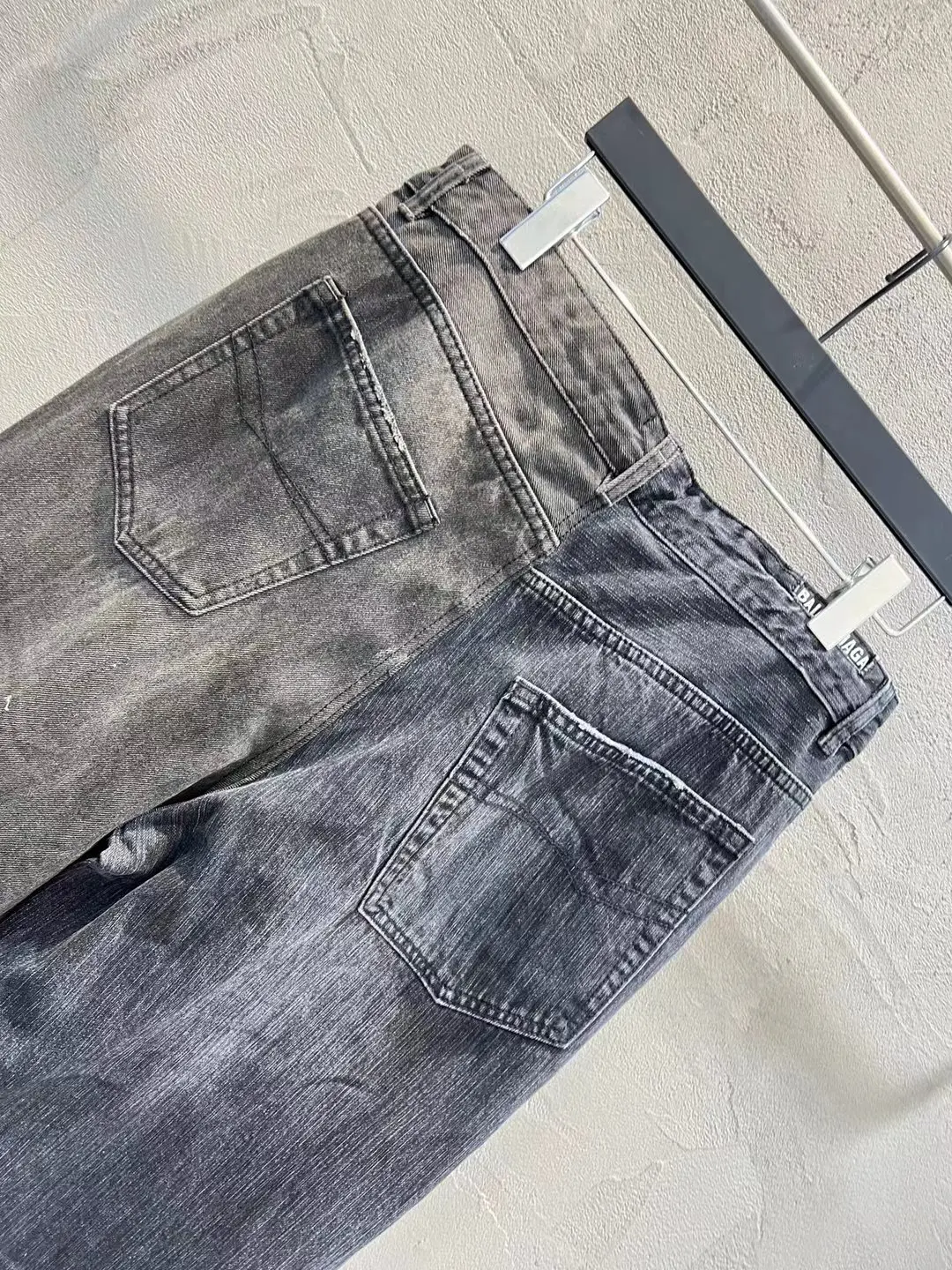 Asymmetric Hybrid Straight and Flare Jeans D23521862 — view 7