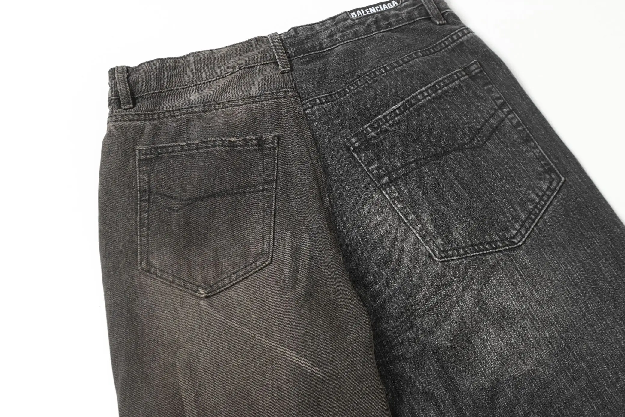 Asymmetric Hybrid Straight and Flare Jeans D23521862 — view 17