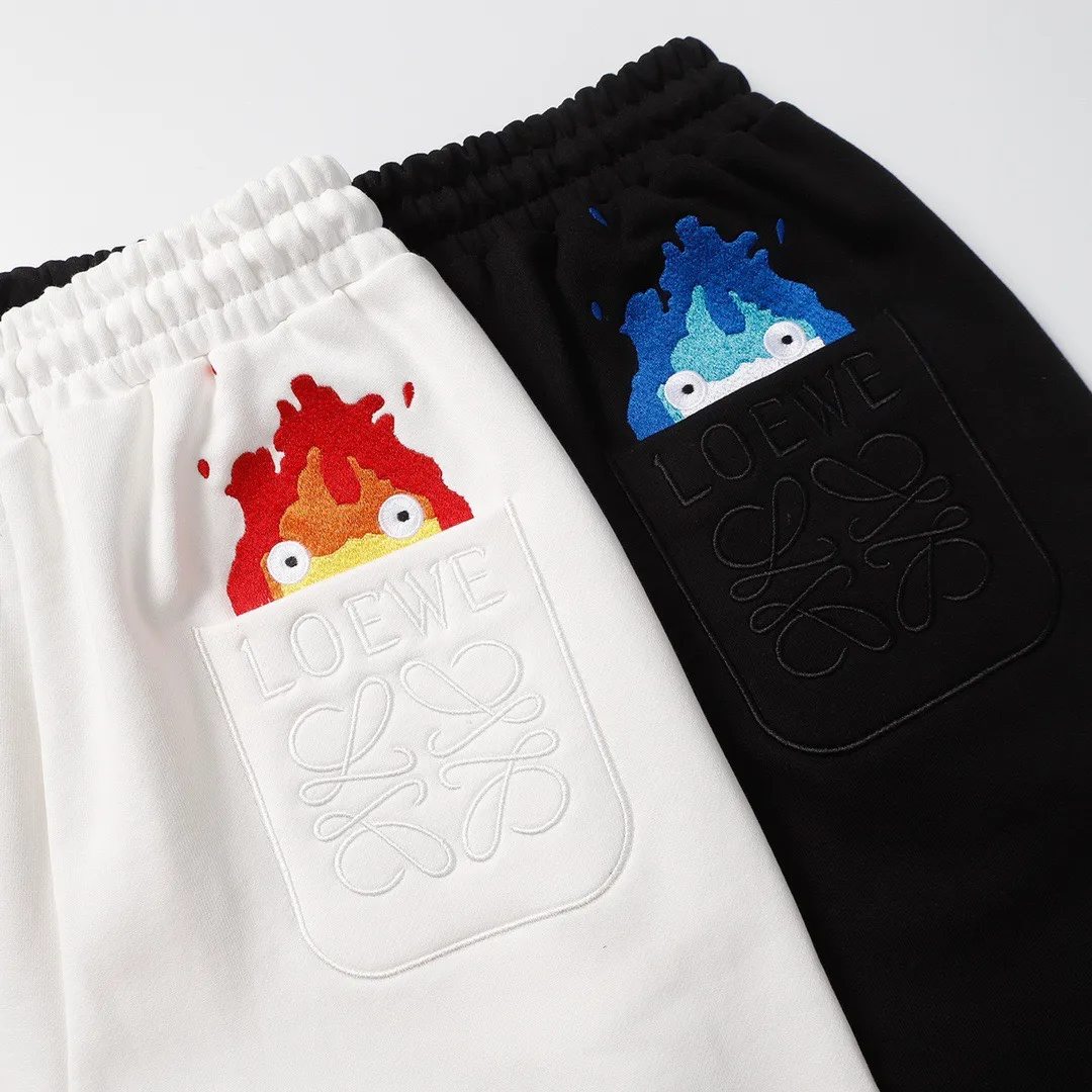 Embroidered Logo Cotton Jersey Shorts D17519999 — view 8