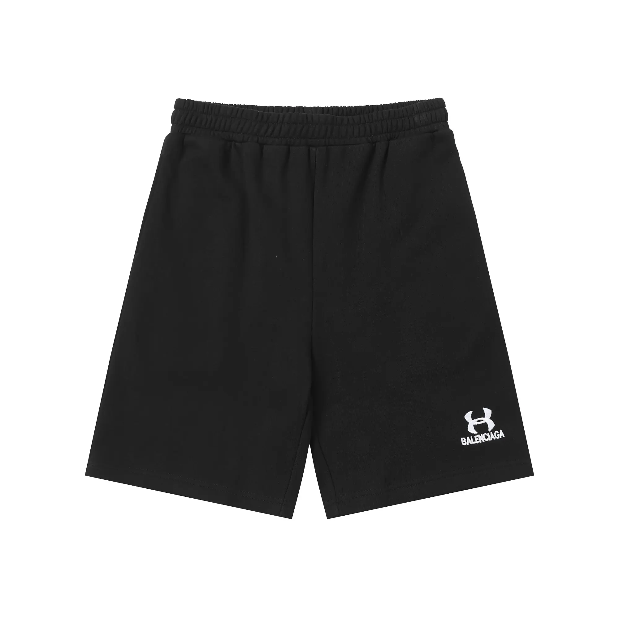 Logo Embroidered Cotton-Jersey Shorts D17520007