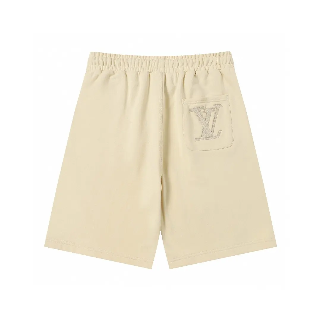 Logo Embroidered Cotton Jersey Shorts D20020005 — view 2